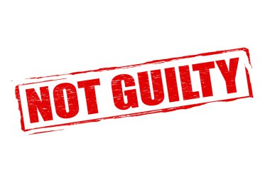 Not guilty clipart