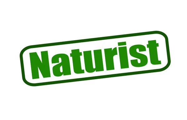 Naturista — Vector de stock