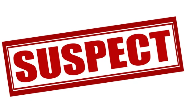 Suspect — Stock Vector