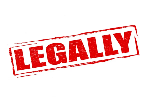 Legally — Stock Vector