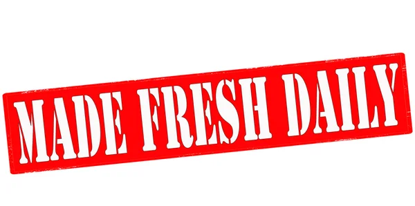 Made fresh daily — Stock Vector