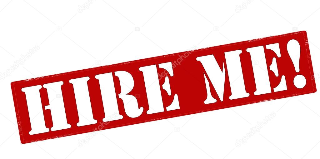 Hire me ⬇ Vector Image by © carmenbobo Vector Stock 61776503