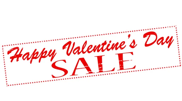 Happy Valentine den prodej — Stockový vektor
