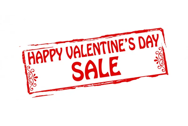 Happy Valentine day sale — Stock Vector