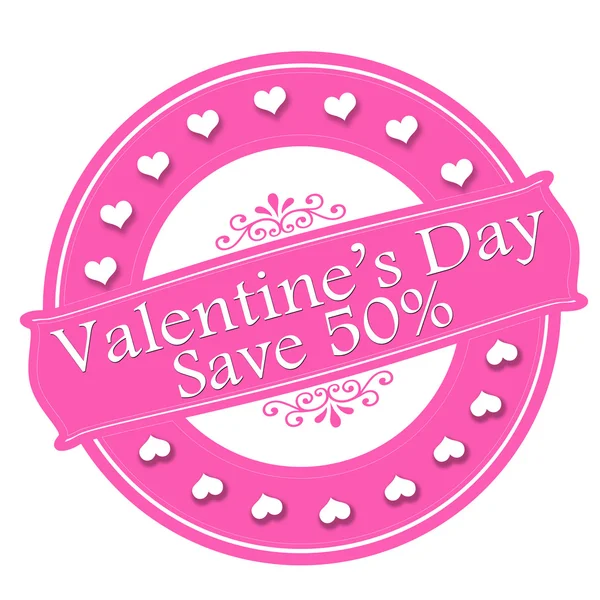 Valentine day save — Stock Vector
