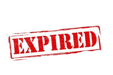 Expired clipart