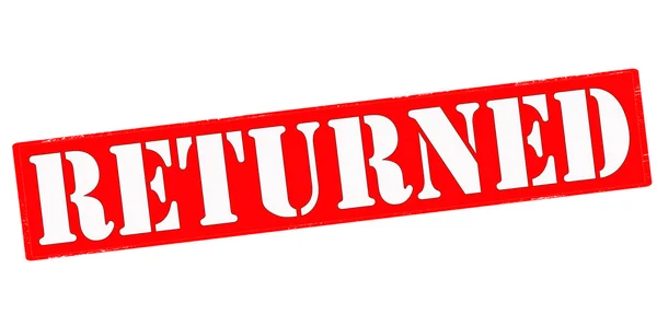 Returned — Stock Vector