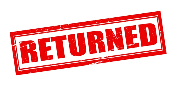 Returned — Stock Vector