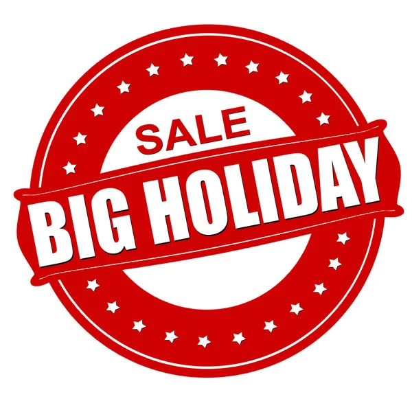 Big holiday sale — Stock Vector