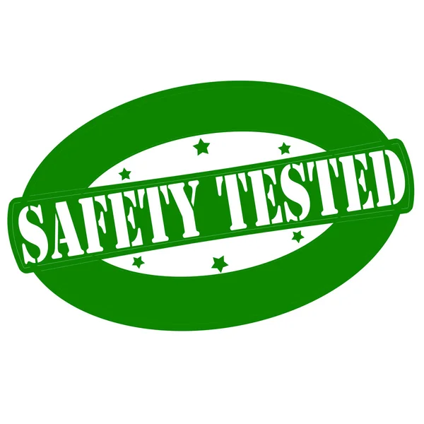 Safety tested — Stock Vector