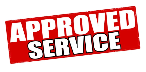 Aproved service — Stockvector