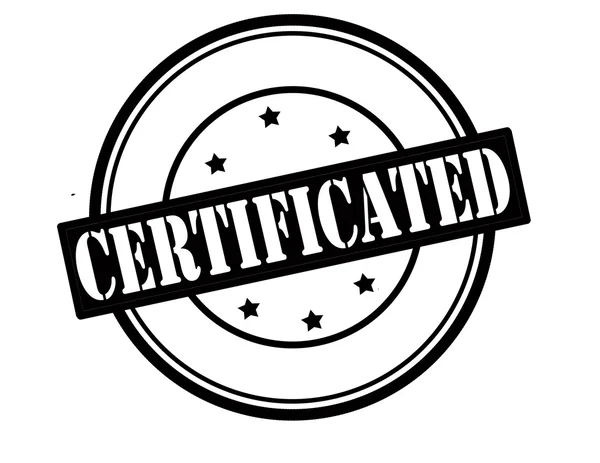 Certificated — Stockový vektor