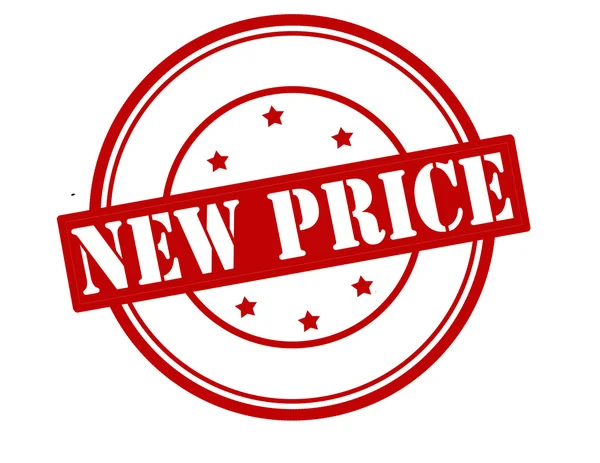 Nuovo prezzo — Vettoriale Stock