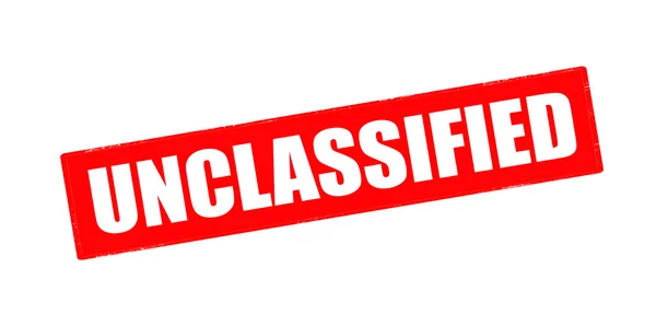 Unclassified — Stockový vektor