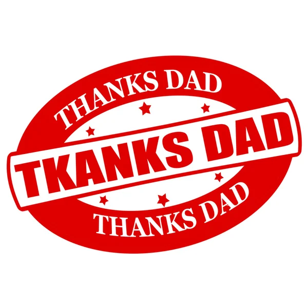 Tack pappa — Stock vektor