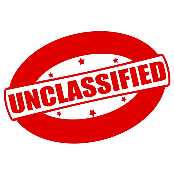 Unclassified — Stockový vektor