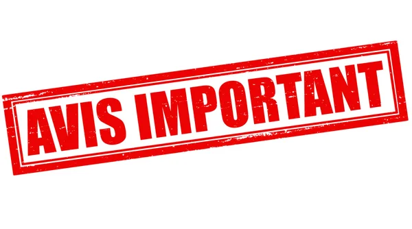 Vecteurs pour Avis important, Illustrations libres de droits pour ...