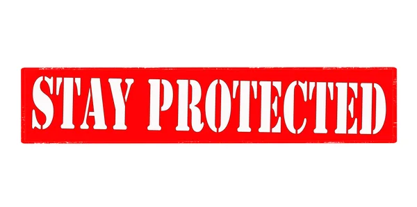 Stay protected — Stock Vector