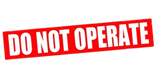 No operar — Vector de stock