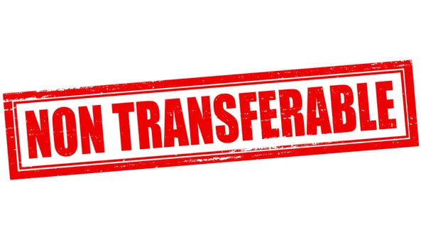 Non transférable — Image vectorielle