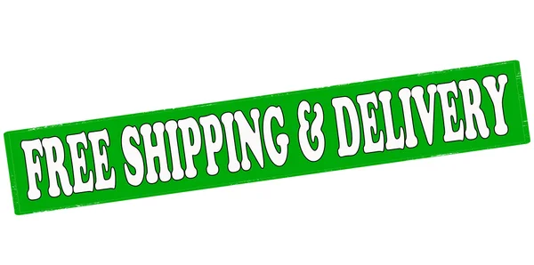 Free shipping and delivery — Stock Vector