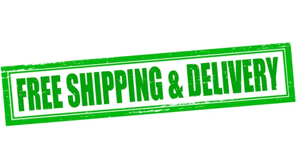 Free shipping and delivery — Stock Vector