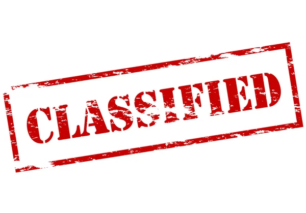 Classified — Stockový vektor