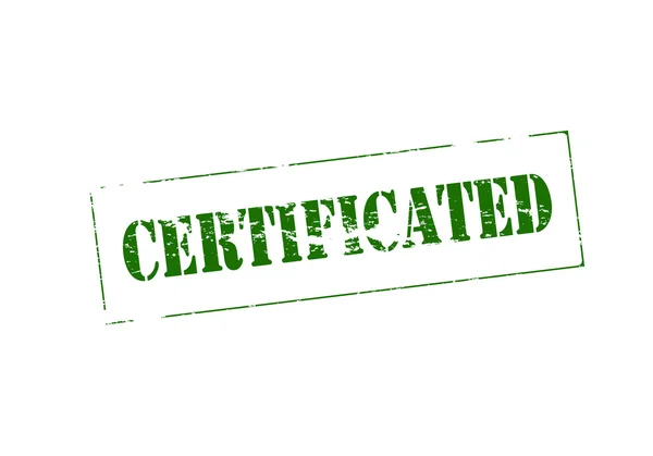 Gecertificeerd — Stockvector