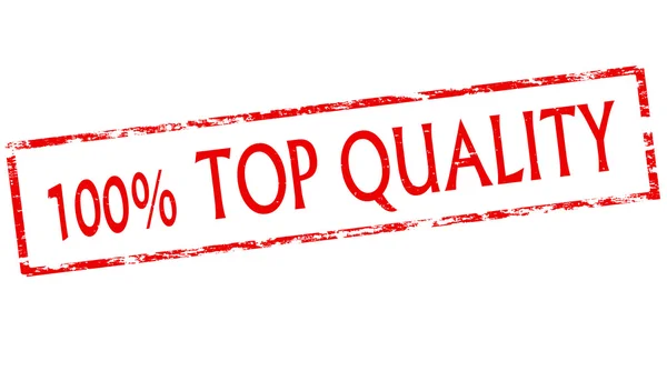 One hundred percent top quality — Stock Vector