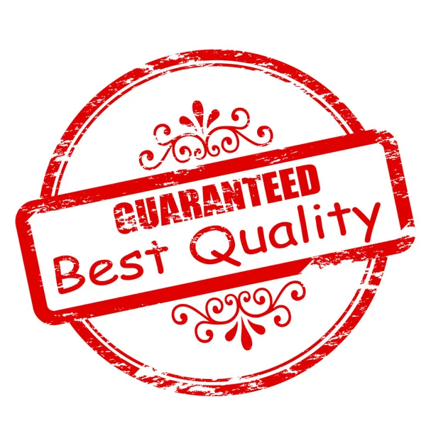 Migliore qualità garantita — Vettoriale Stock
