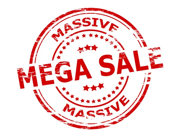 Mega-Verkauf — Stockvektor