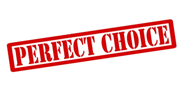 Escolha perfeita — Vetor de Stock