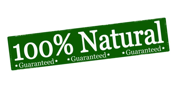 100 % přírodní — Stockový vektor