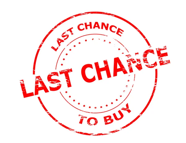 Last chance to buy — Stock Vector