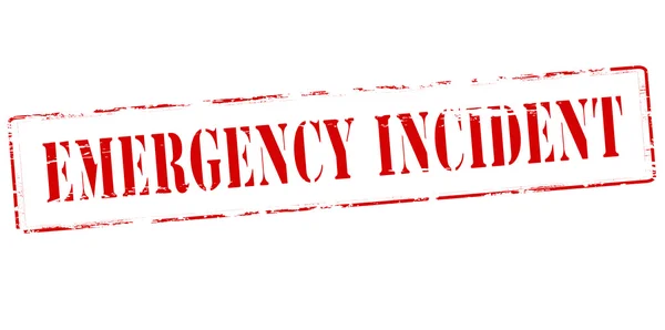 Incidente de emergência — Vetor de Stock
