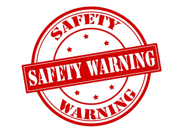 Safety warning — Stock Vector