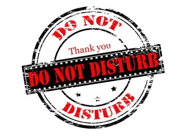 Do not disturb — Stock Vector