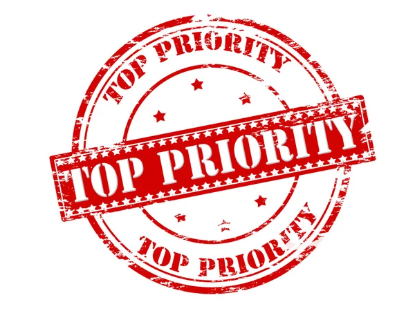 Top priority — Stock Vector
