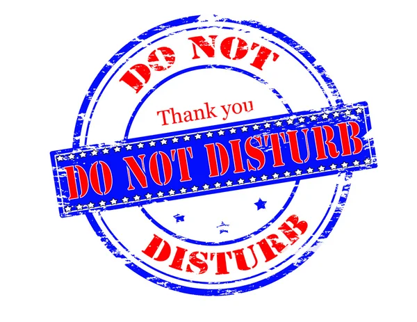 Do not disturb — Stock Vector