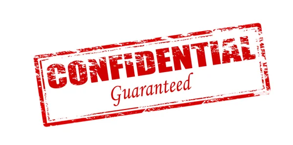 Confidential guaranteed — Stock Vector