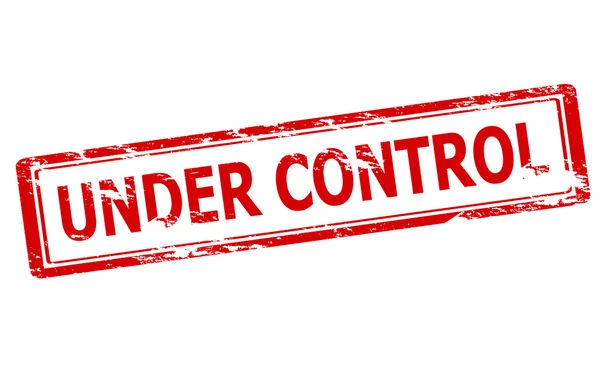 Under control — Stock Vector