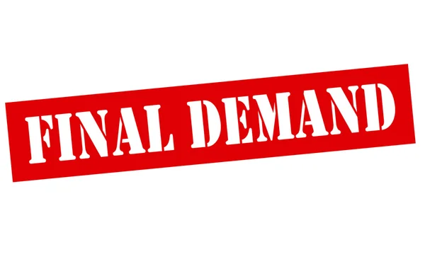 Final demand — Stock Vector
