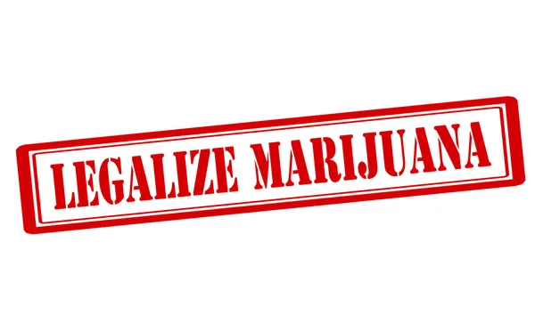 Legalizar la marihuana — Vector de stock