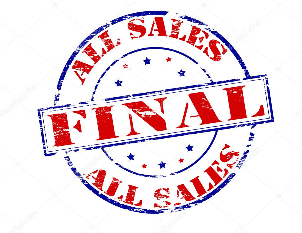 All sales final