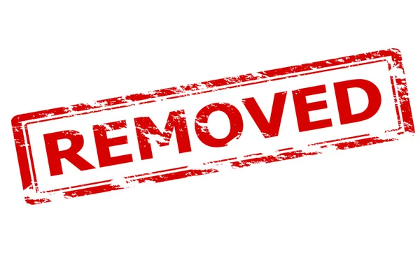 Removed — Stock Vector