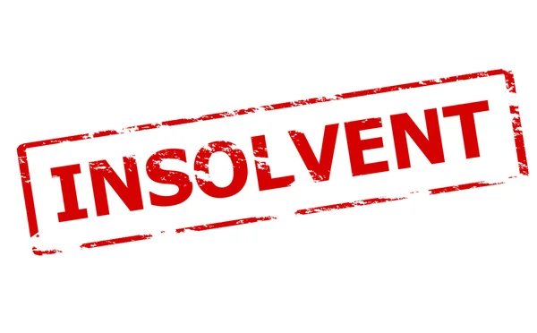 Insolvent — Stock Vector