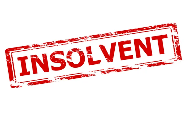 Insolvent — Stock Vector