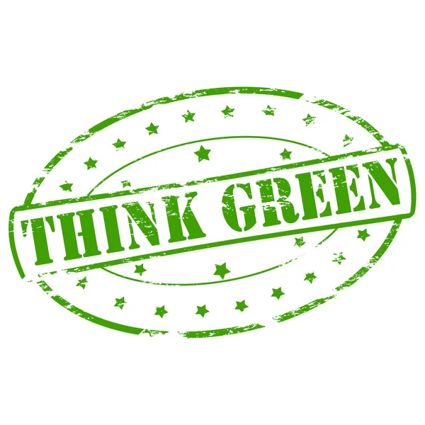 Pomyśl zielone — Wektor stockowy