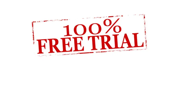 Honderd procent gratis trial — Stockvector