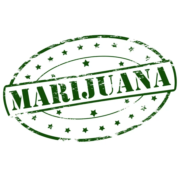 Marihuana — Stockvektor